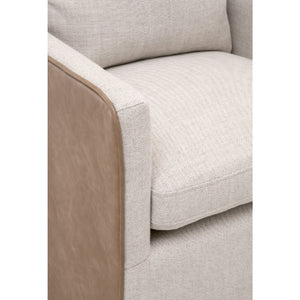   Two-Toned Wheeled Lounge Chair | Oroa.com