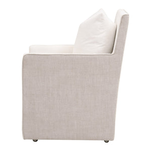   Two-Toned Wheeled Lounge Chair | Oroa.com