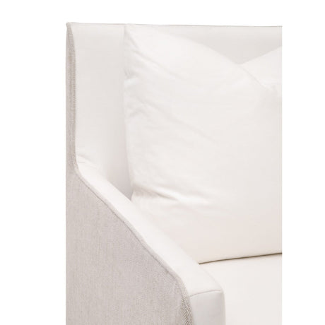 Two-Toned Wheeled Lounge Chair | Living Essentials Harmony