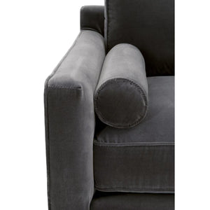   Velvet Modern Loveseat | Oroa.com