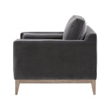 Velvet Modern Loveseat | Living Essentials Parker