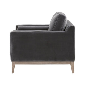   Velvet Modern Loveseat | Oroa.com