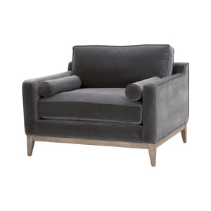   Velvet Modern Loveseat | Oroa.com