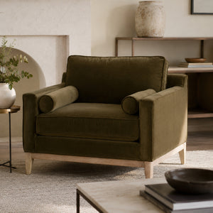   Velvet Modern Loveseat | Oroa.com