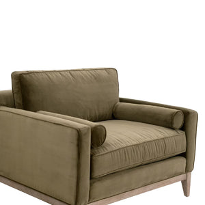   Velvet Modern Loveseat | Oroa.com