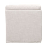 Cream Skirted Modular Accent Chair | Living Essentials Lena