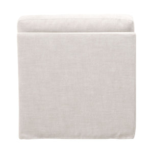   Cream Skirted Modular Accent Chair | Oroa.com