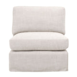 Cream Skirted Modular Accent Chair | Living Essentials Lena