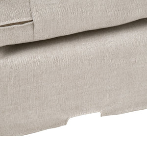   Cream Skirted Modular Accent Chair | Oroa.com