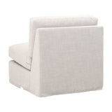 Cream Skirted Modular Accent Chair | Living Essentials Lena