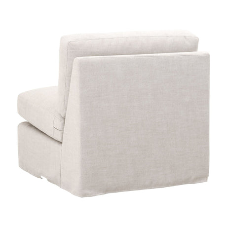 Cream Skirted Modular Accent Chair | Living Essentials Lena