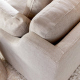 Cream Skirted Sofa | Living Essentials Lena
