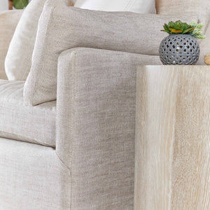   Cream Skirted Sofa | Oroa.com