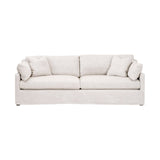 Cream Skirted Sofa | Living Essentials Lena