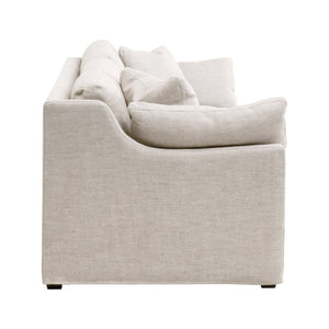   Cream Skirted Sofa | Oroa.com