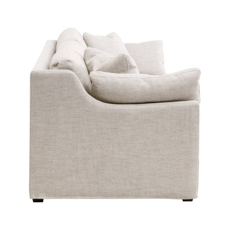 Cream Skirted Sofa | Living Essentials Lena