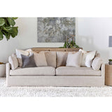 Cream Skirted Sofa | Living Essentials Lena