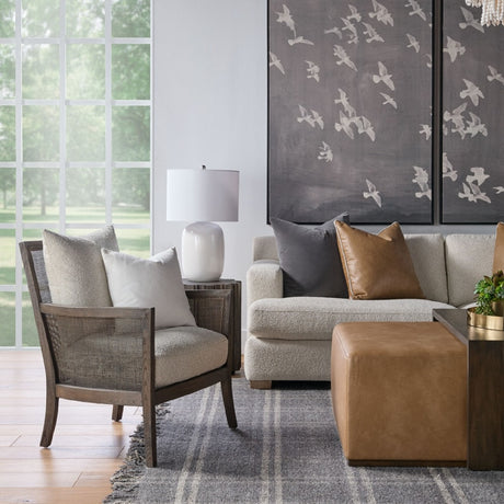   Linen Upholstered Sofa | Oroa.com