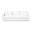 Modern European furniture - White Fabric Sofa - www.oroa.com