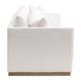 Modern European furniture - White Fabric Sofa - www.oroa.com