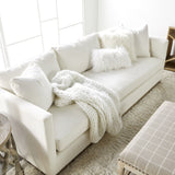 Modern European furniture - White Fabric Sofa - www.oroa.com