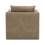 Oak Base Swivel Club Chair | Living Essentials Siena