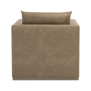   Oak Base Swivel Club Chair | Oroa.com