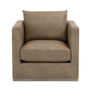   Oak Base Swivel Club Chair | Oroa.com