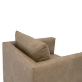 Oak Base Swivel Club Chair | Living Essentials Siena