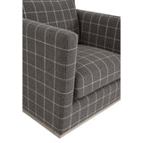 Oak Base Swivel Club Chair | Living Essentials Siena