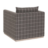 Oak Base Swivel Club Chair | Living Essentials Siena