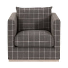 Oak Base Swivel Club Chair | Living Essentials Siena