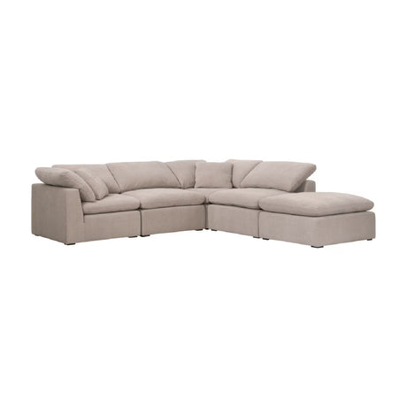 Modern European furniture - Square Cushioned Modular Ottoman - www.oroa.com