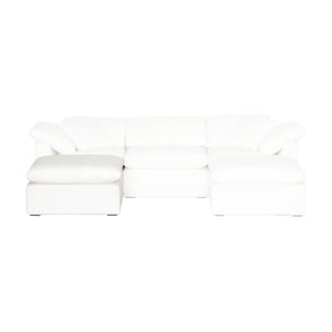   Modern European furniture - Square Cushioned Modular Ottoman - www.oroa.com | Oroa.com