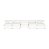 Modern European furniture - Square Cushioned Modular Ottoman - www.oroa.com
