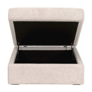   Cream Modular Storage Ottoman | Oroa.com