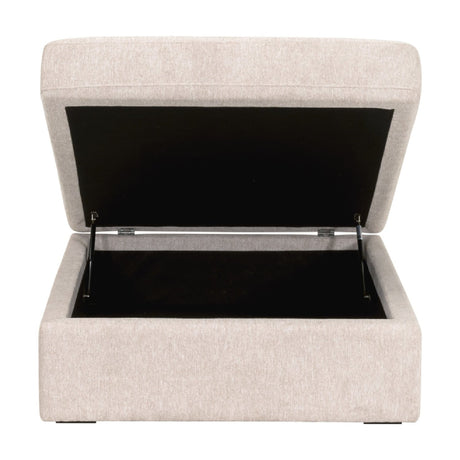 Cream Modular Storage Ottoman | Living Essentials Daley