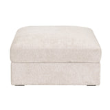 Cream Modular Storage Ottoman | Living Essentials Daley