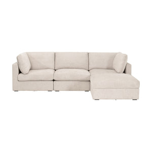   Cream Modular Storage Ottoman | Oroa.com