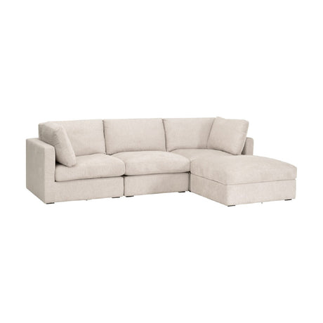 Cream Modular Storage Ottoman | Living Essentials Daley
