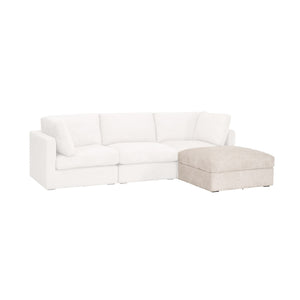   Cream Modular Storage Ottoman | Oroa.com
