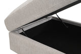 Cream Modular Storage Ottoman | Living Essentials Daley