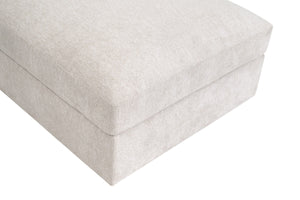   Cream Modular Storage Ottoman | Oroa.com