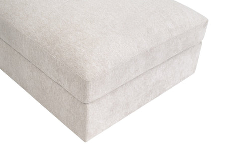 Cream Modular Storage Ottoman | Living Essentials Daley