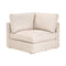 Modern European furniture - Beige Modular Sofa Chair - www.oroa.com
