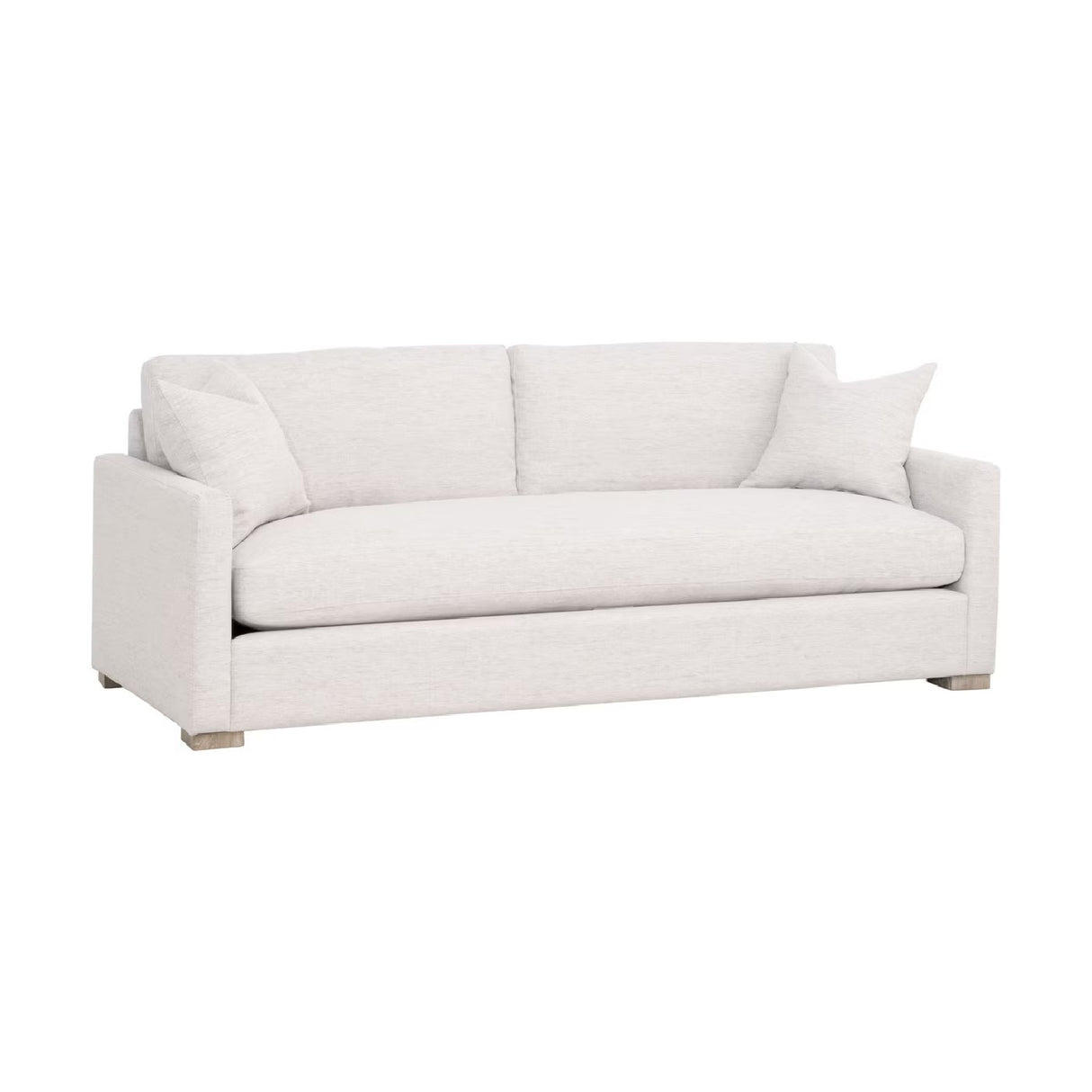   Gray Slim-Armed Sofa | Oroa.com