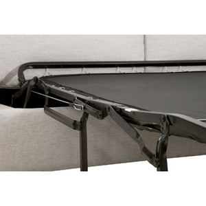   Gray Slim-Armed Queen Sleeper Sofa | Oroa.com