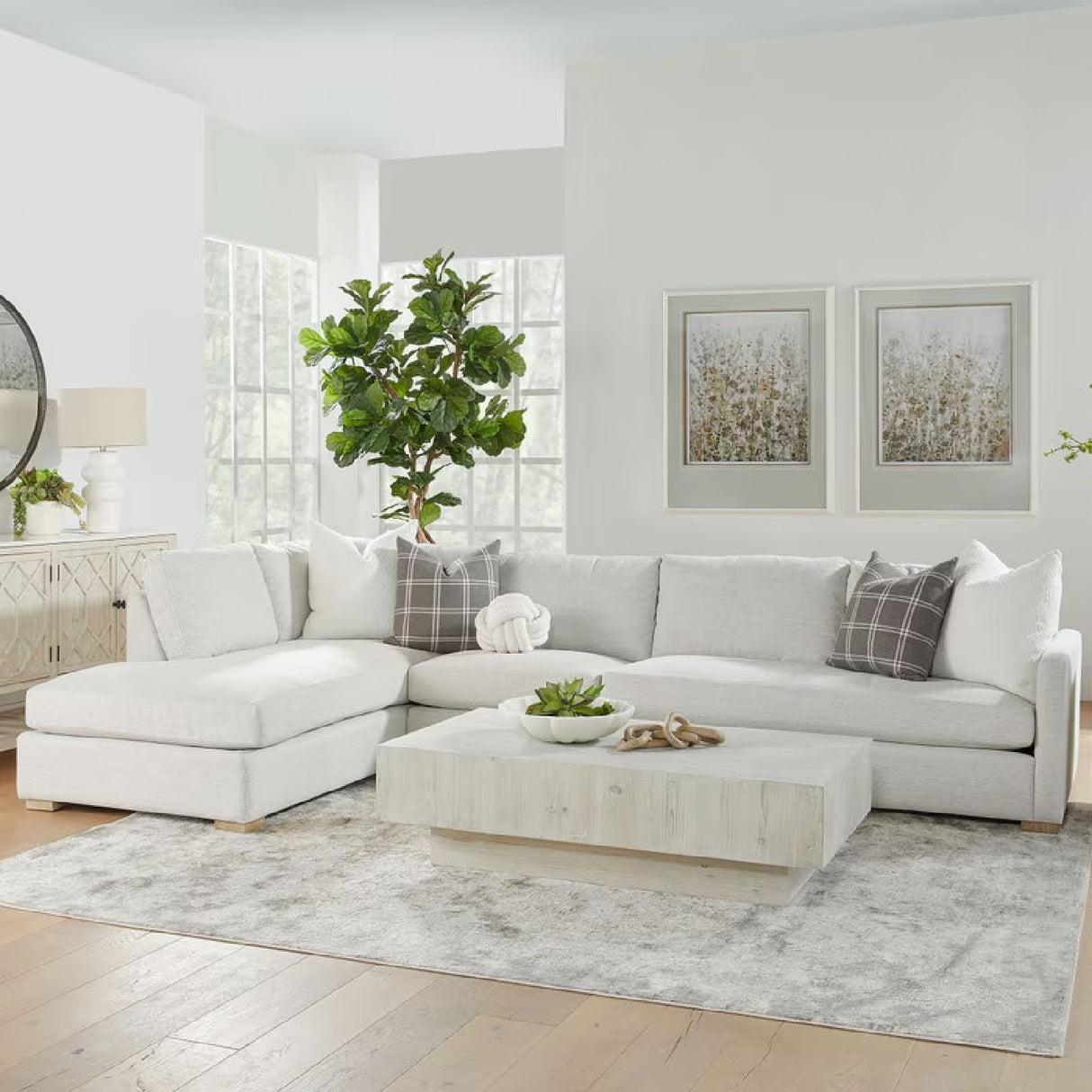   Gray Modular Chaise Lounge | Oroa.com