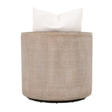 Curved Oak Swivel Club Chair | Living Essentials McGuire