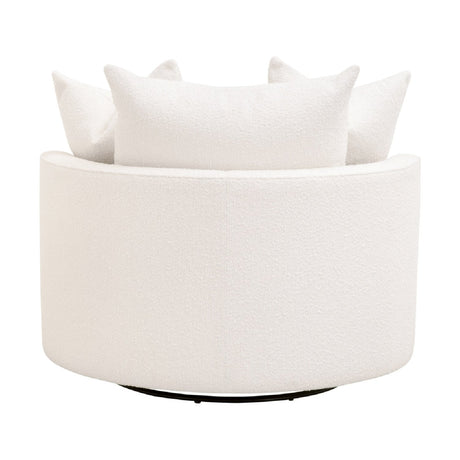Round Petite Swivel Sofa | Living Essentials Lourne
